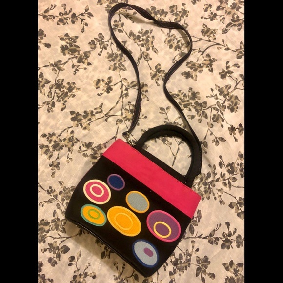 ❤️SOLD❤️ Y2k funky patterned colorful handbag - Picture 2 of 4